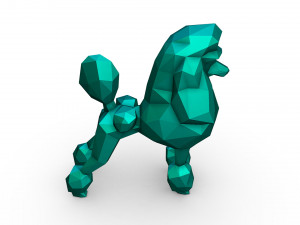 Poodle figure Modelo de impresión 3D