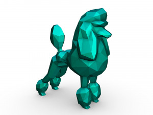 Poodle figure Modelo de impresión 3D