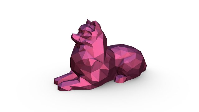 Pomeranian Spitz Modelo de impresión 3D .c4d .max .obj .3ds .fbx .stl .blend 