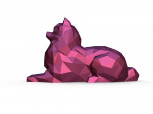 Pomeranian Spitz Modelo de impresión 3D
