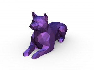 Shiba inu Modelo de impresión 3D