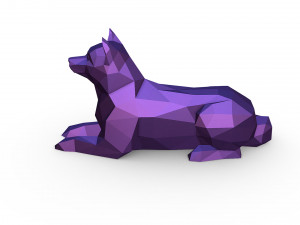 Shiba inu Modelo de impresión 3D