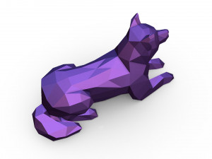 Shiba inu Modelo de impresión 3D