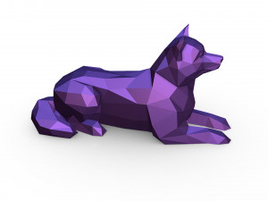 Shiba inu Modelo de impresión 3D