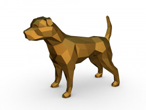 Staffy staffordshire bull terrier 3D Print Model