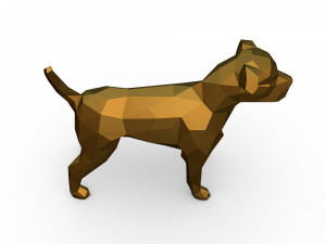 Staffy staffordshire bull terrier Modelo de impresión 3D