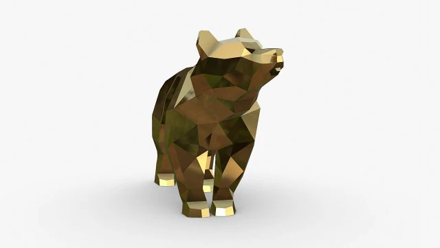 Bear figure 3D Print Model .c4d .max .obj .3ds .fbx .stl .blend 