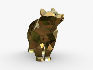 Bear figure 3D Print Model