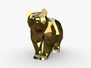 Bear figure 3D Print Model