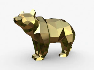 Bear figure 3D Print Model
