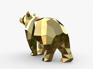 Bear figure 3D Print Model