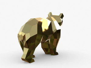 Bear figure 3D Print Model