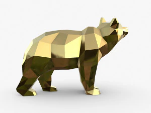 Bear figure 3D Print Model