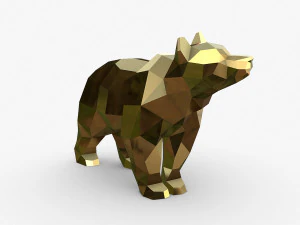 Bear figure 3D Print Model