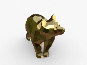 Bear figure 3D Print Model
