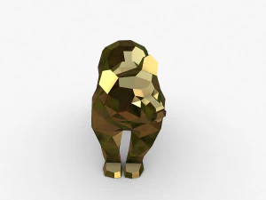 Bear figure 3D Print Model