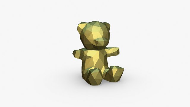 Bear figure 3Dプリントモデル .c4d .max .obj .3ds .fbx .stl .blend 