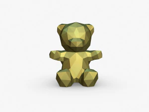 Bear figure 3D Print Model