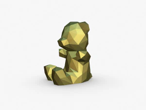 Bear figure 3D Print Model