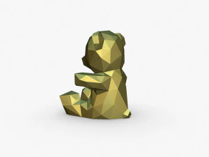 Bear figure 3D Print Model
