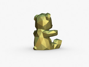 Bear figure 3Dプリントモデル