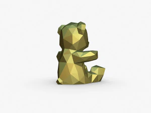 Bear figure 3D Print Model