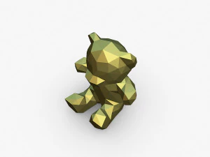 Bear figure 3D Print Model