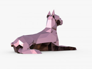 Boxer figure Modello di stampa 3D