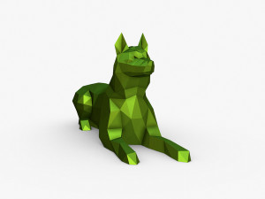 Husky figure Model Cetak 3D