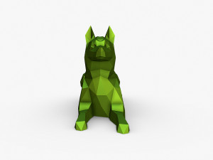 Husky figure Model Cetak 3D