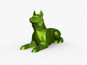 Husky figure Model Cetak 3D
