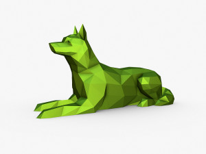 Husky figure Model Cetak 3D