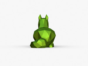 Husky figure Model Cetak 3D