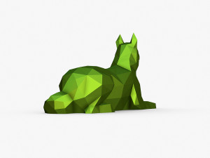 Husky figure Model Cetak 3D