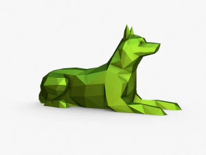 Husky figure 3D Print Model