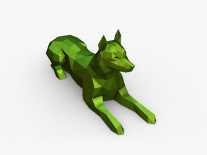 Husky figure Model Cetak 3D