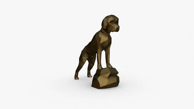 Lagotto Romagnolo 3D Print Model .c4d .max .obj .3ds .fbx .stl .blend