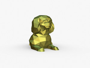 Pekingese figure 3D Print Model