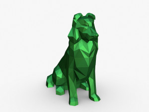 Shetland Shepherd figure 3D Print Model