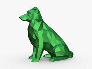 Shetland Shepherd figure 3D 프린트 모델