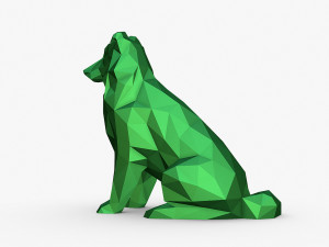 Shetland Shepherd figure 3D 프린트 모델
