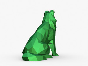 Shetland Shepherd figure 3D 프린트 모델