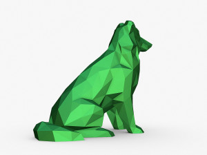 Shetland Shepherd figure 3D 프린트 모델