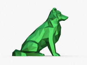 Shetland Shepherd figure 3D 프린트 모델