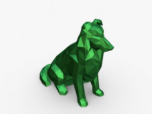 Shetland Shepherd figure 3D 프린트 모델