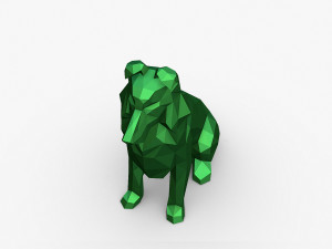 Shetland Shepherd figure 3D 프린트 모델