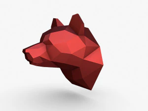 Głowa niedźwiedzia Model do druku 3D