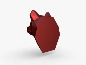 Głowa niedźwiedzia Model do druku 3D