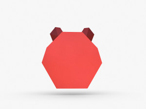 Bear head 3D Print Model