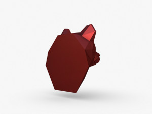 Bear head 3D Print Model